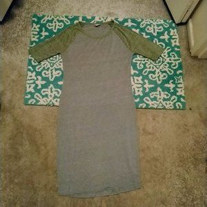 LuLaRoe Small Gray Julia Dress